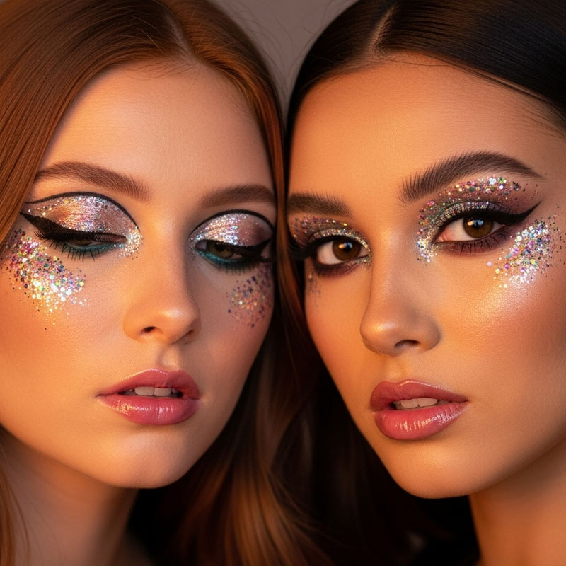 Glitter makeup post thumbnail image