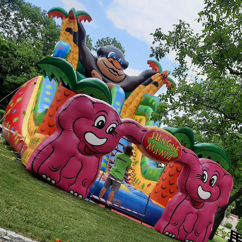 Jungle mania - Wynajem Dmuchanej Zjeżdżalni - Warszawa