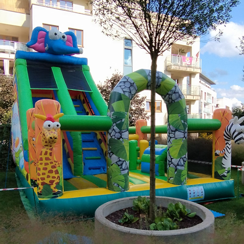 Dmuchany plac zabaw ZOO - wynajem - Warszawa